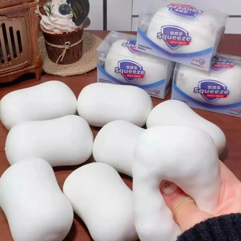 Tech For Office - Crunchy Soap Ball Squishy Squeeze Fidget