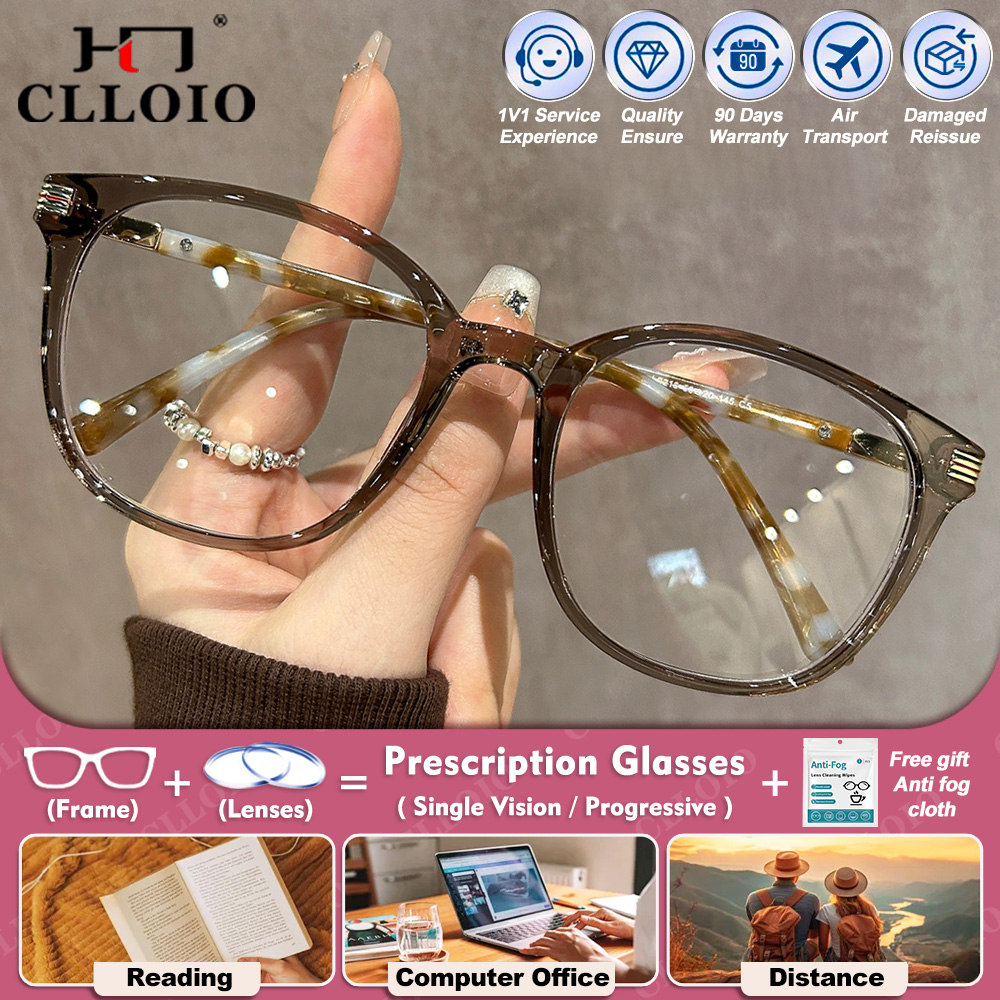 CLLOIO Round Large Frame Myopi - Office High Tech review and price