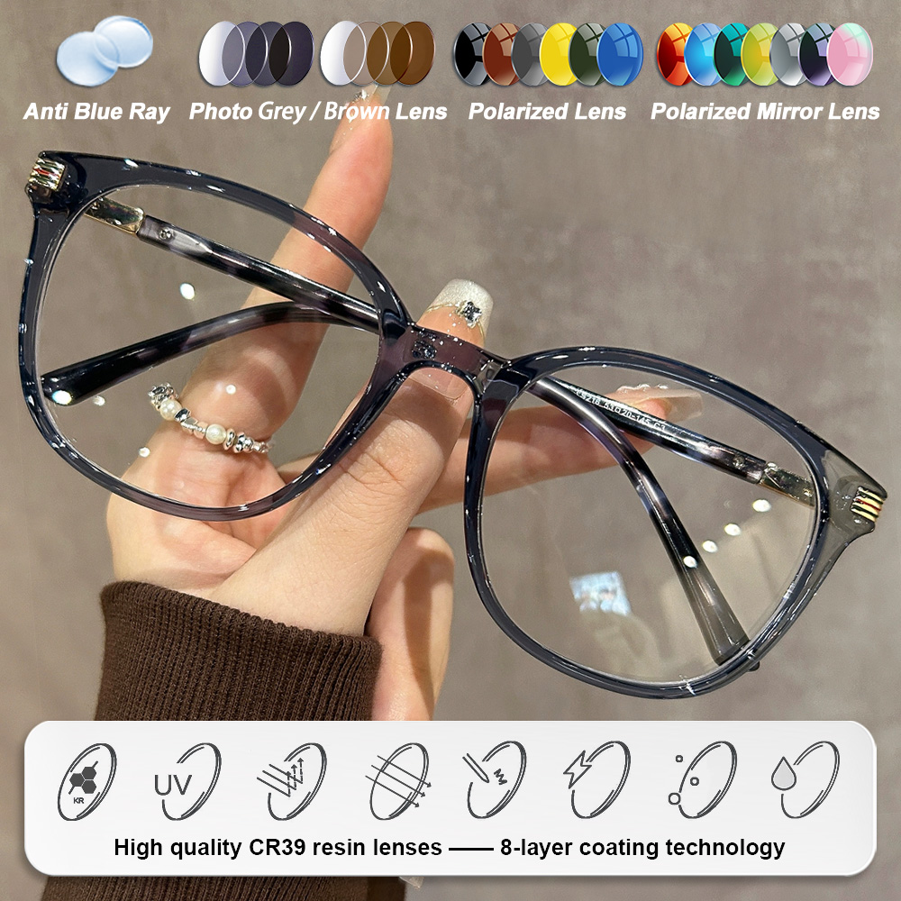 CLLOIO Round Large Frame Myopi - Office High Tech review and price