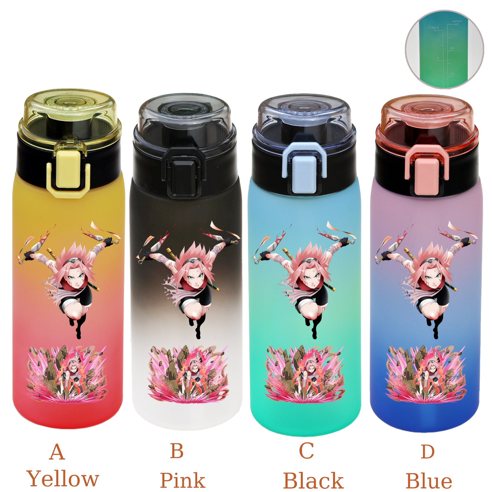 500ML NARUTO Sports Water Bott - Tech For Office review and price