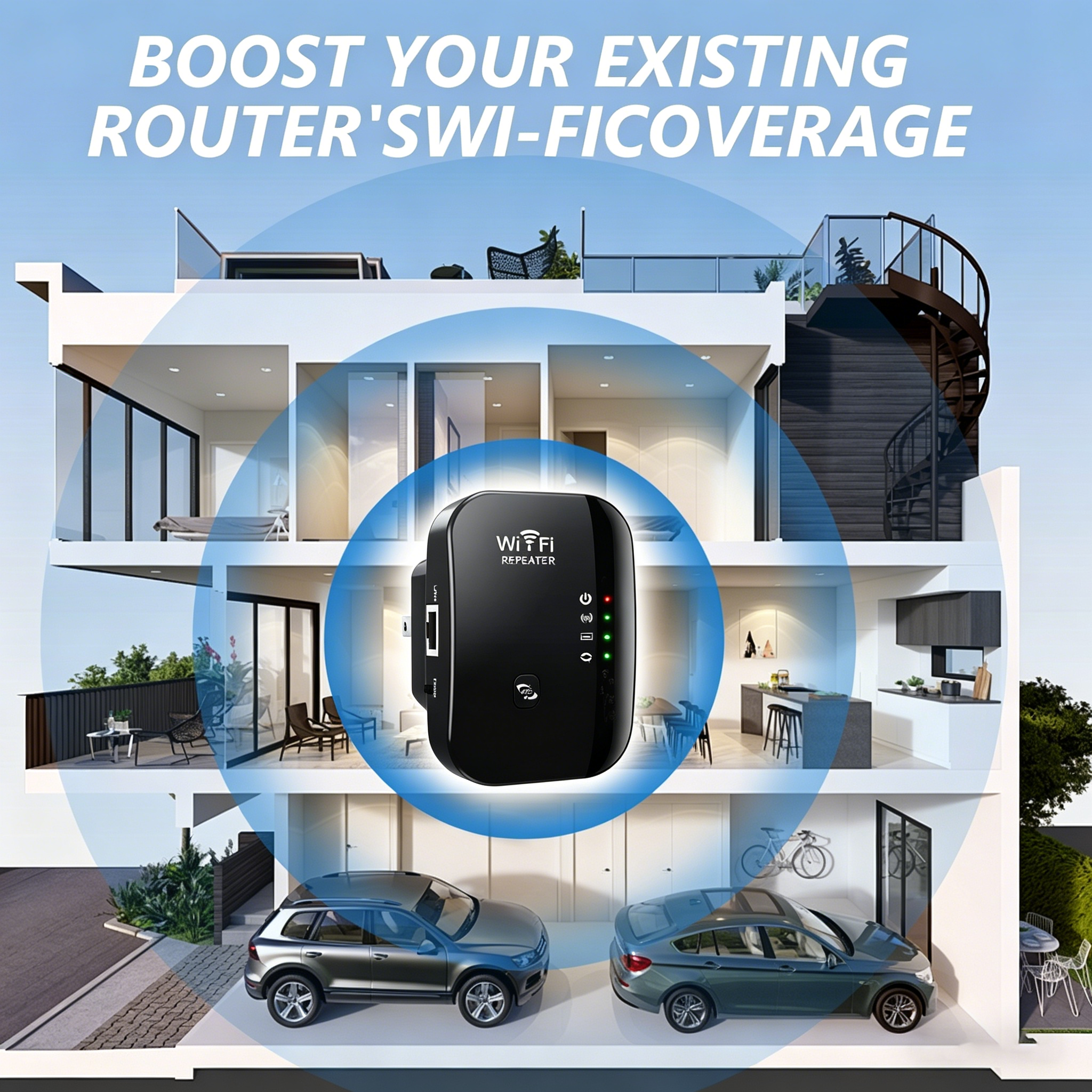 Wireless 300M 2.4GHz WiFi Rang - Tech For Office review and price
