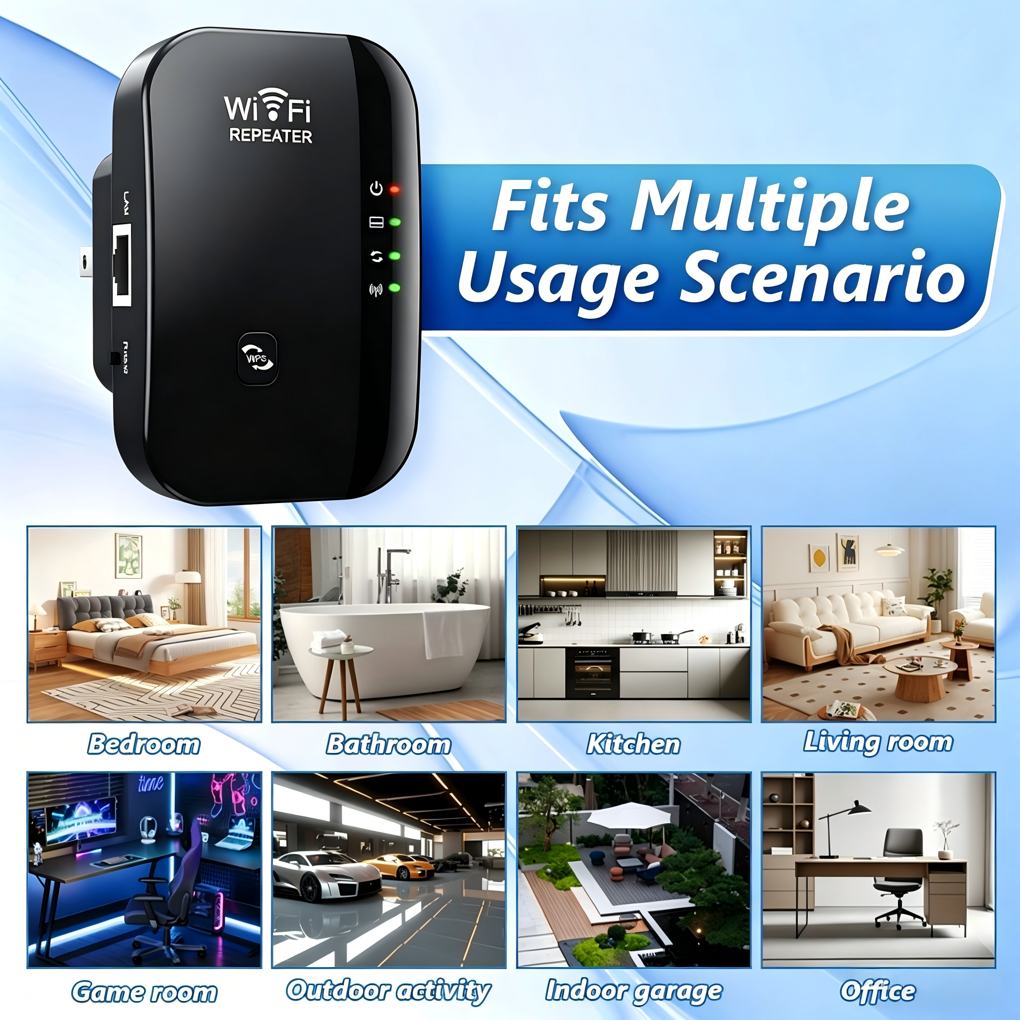 Wireless 300M 2.4GHz WiFi Rang - Tech For Office review and price