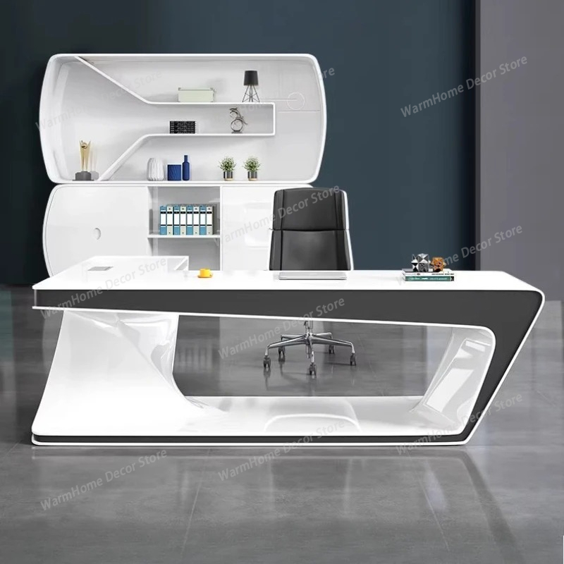 Modern Minimalist L Shaped Des - Tech Office Vibe review and price